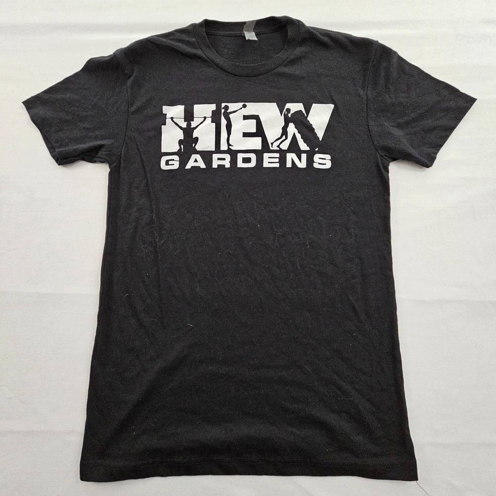 HEW Fitness PB Gardens FL Black Short Sleeve Cotton Blend T-Shirt Men's S